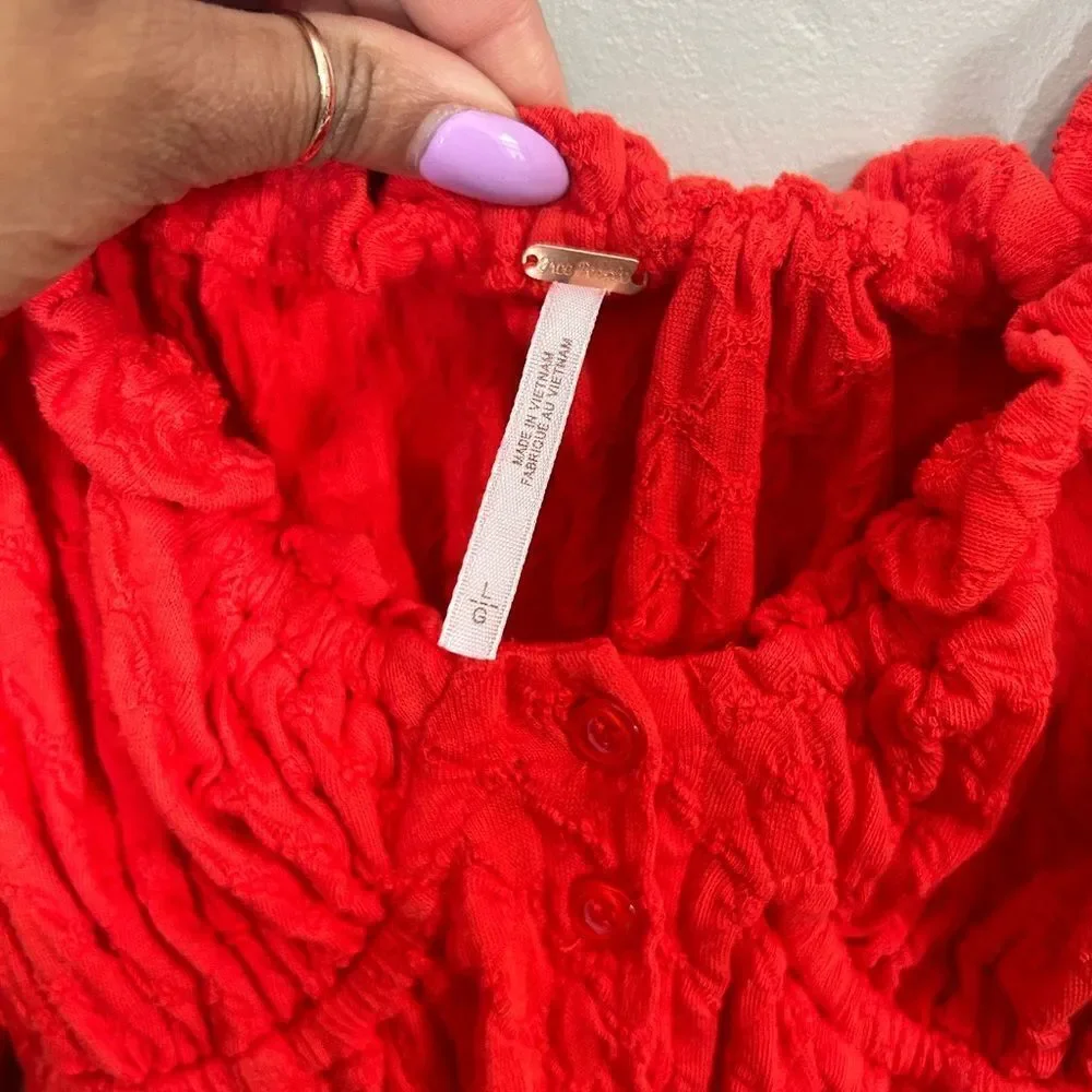 Free People Ladybug Long Sleeve Top